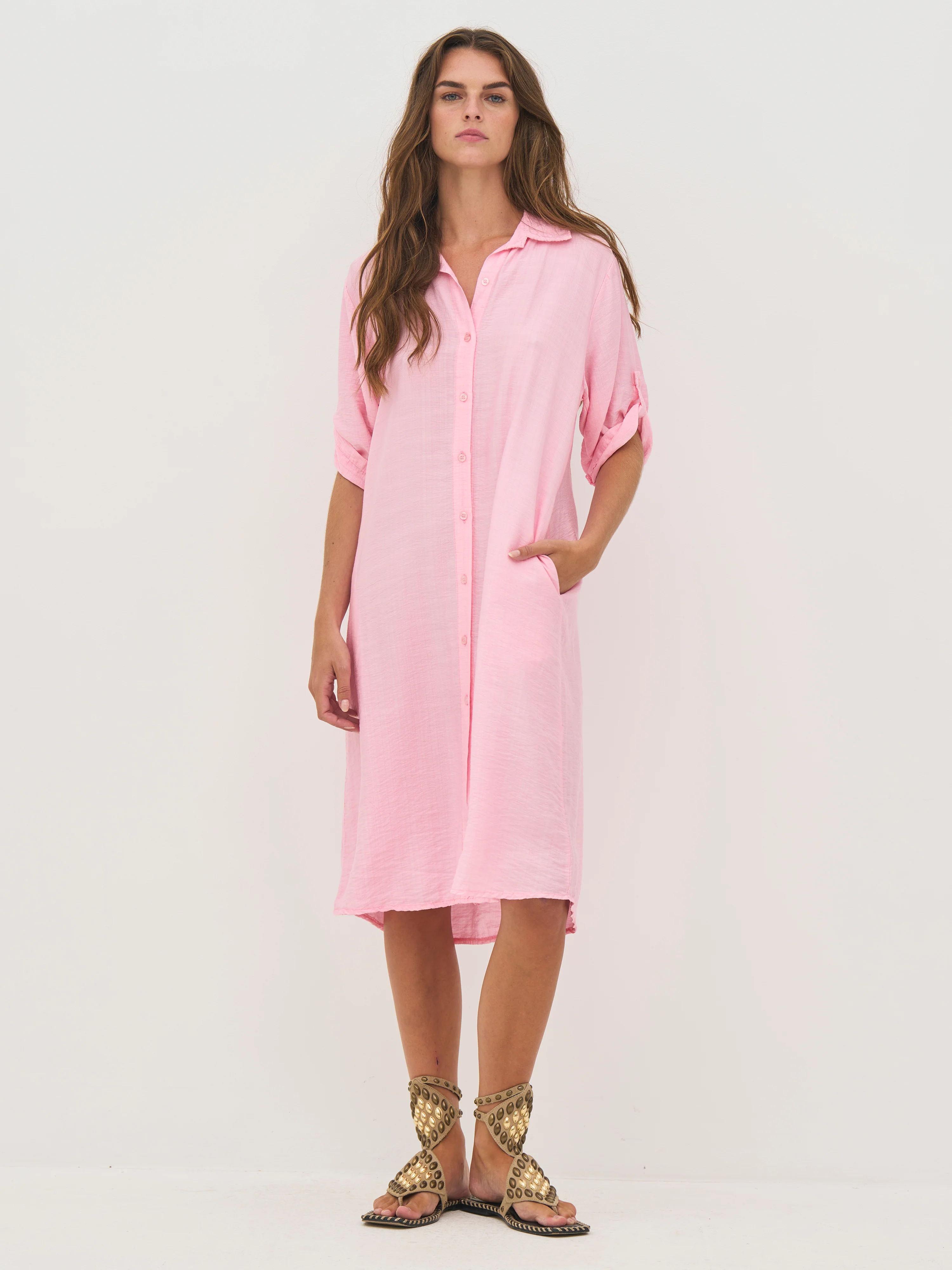 CAITLIN Tunic dress - Pink - Image 4
