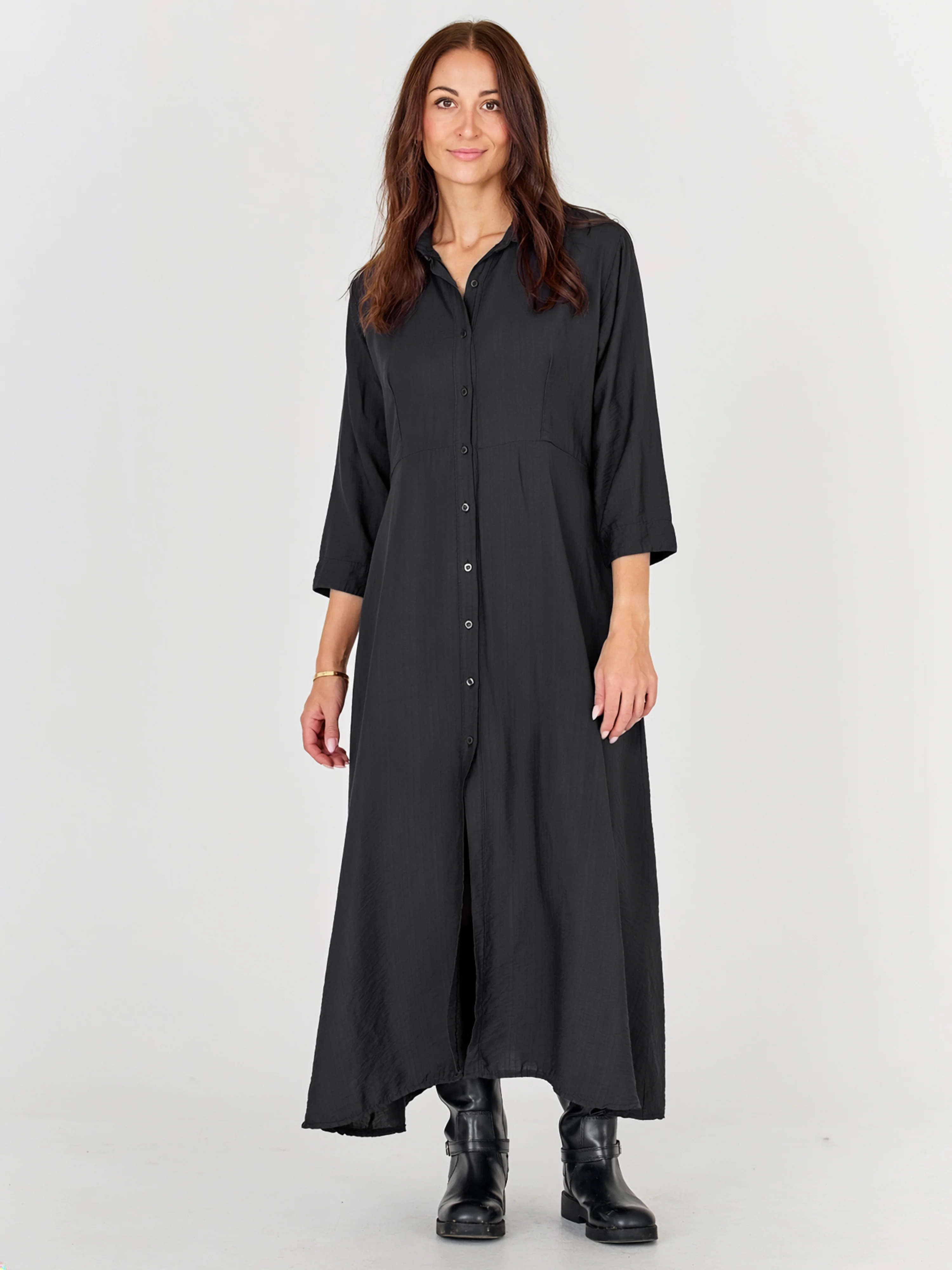 CAITLIN Long Dress - Black - Image 2