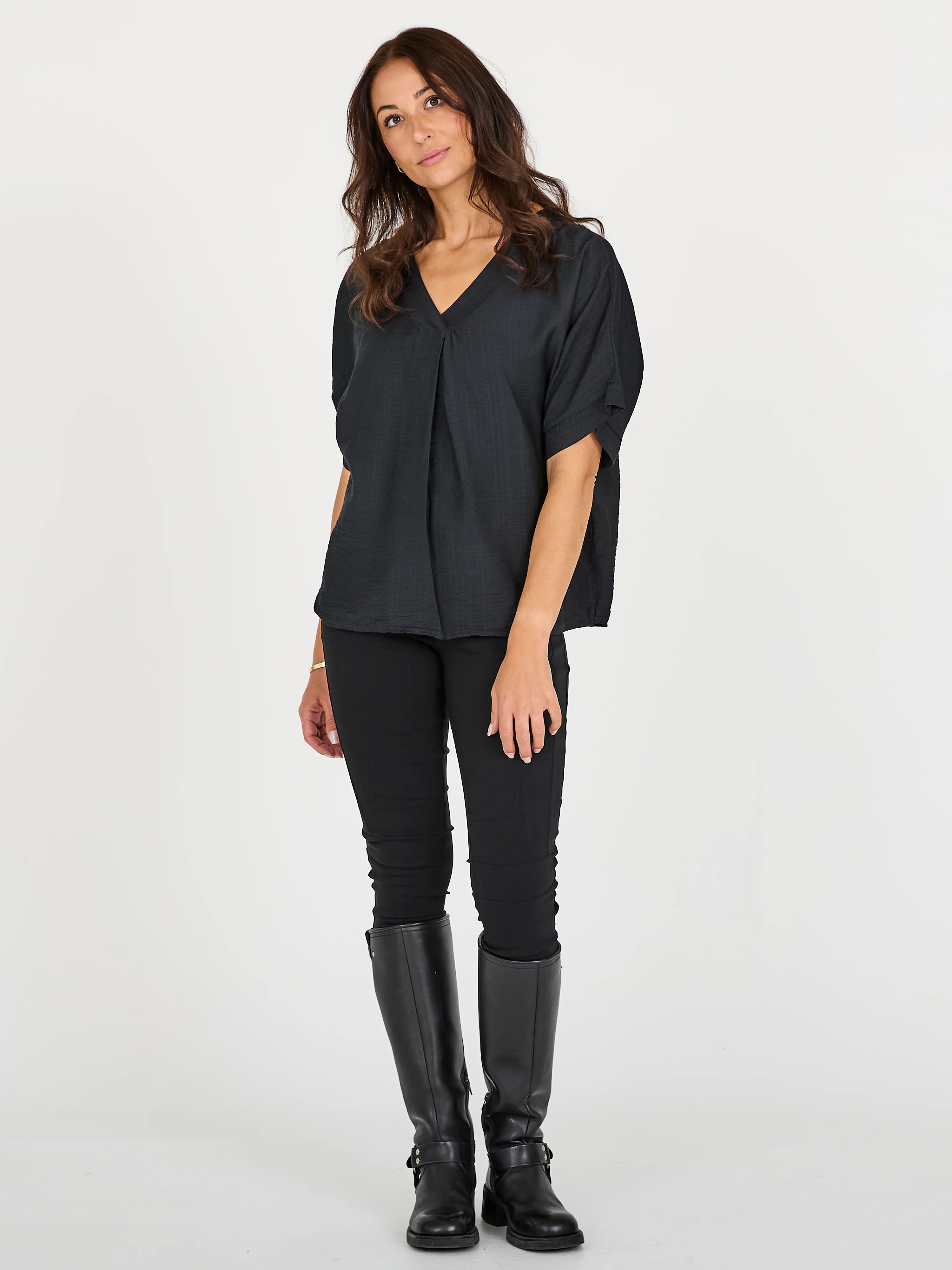 CINDA blouse - Black - Image 3
