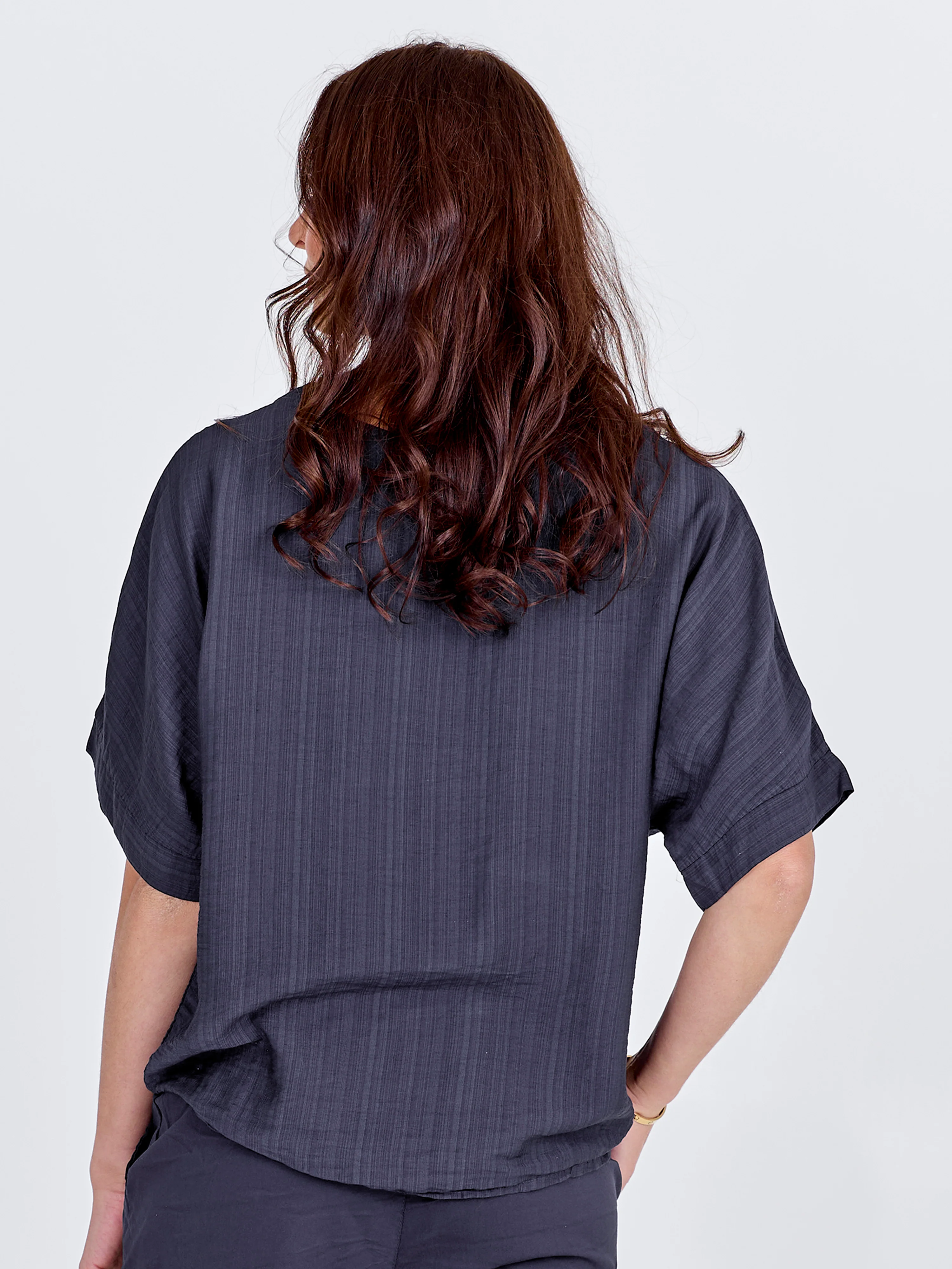 CINDA blouse - Navy - Image 5