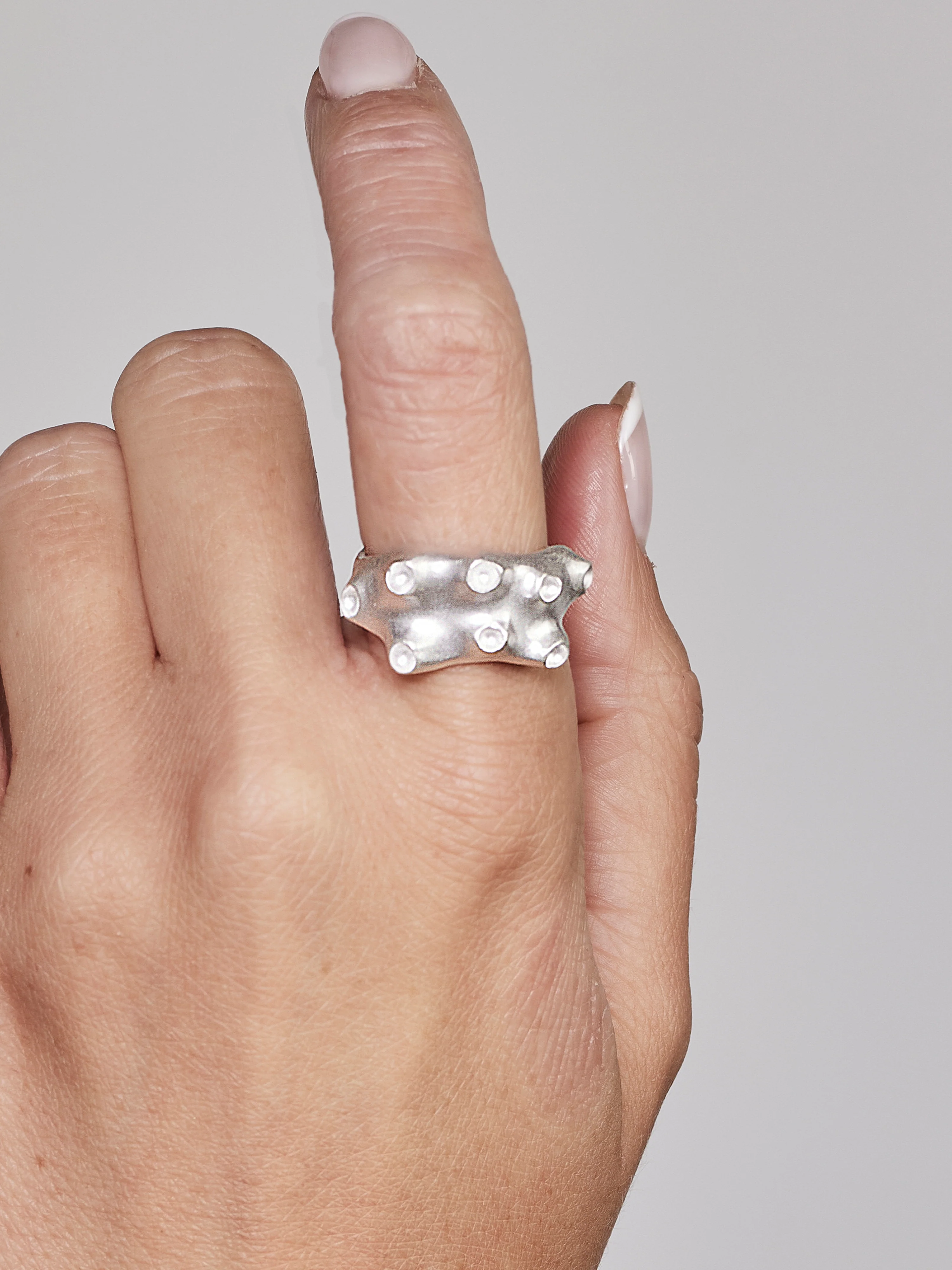 Moonwalk No. 1 ring - Silver - Image 2