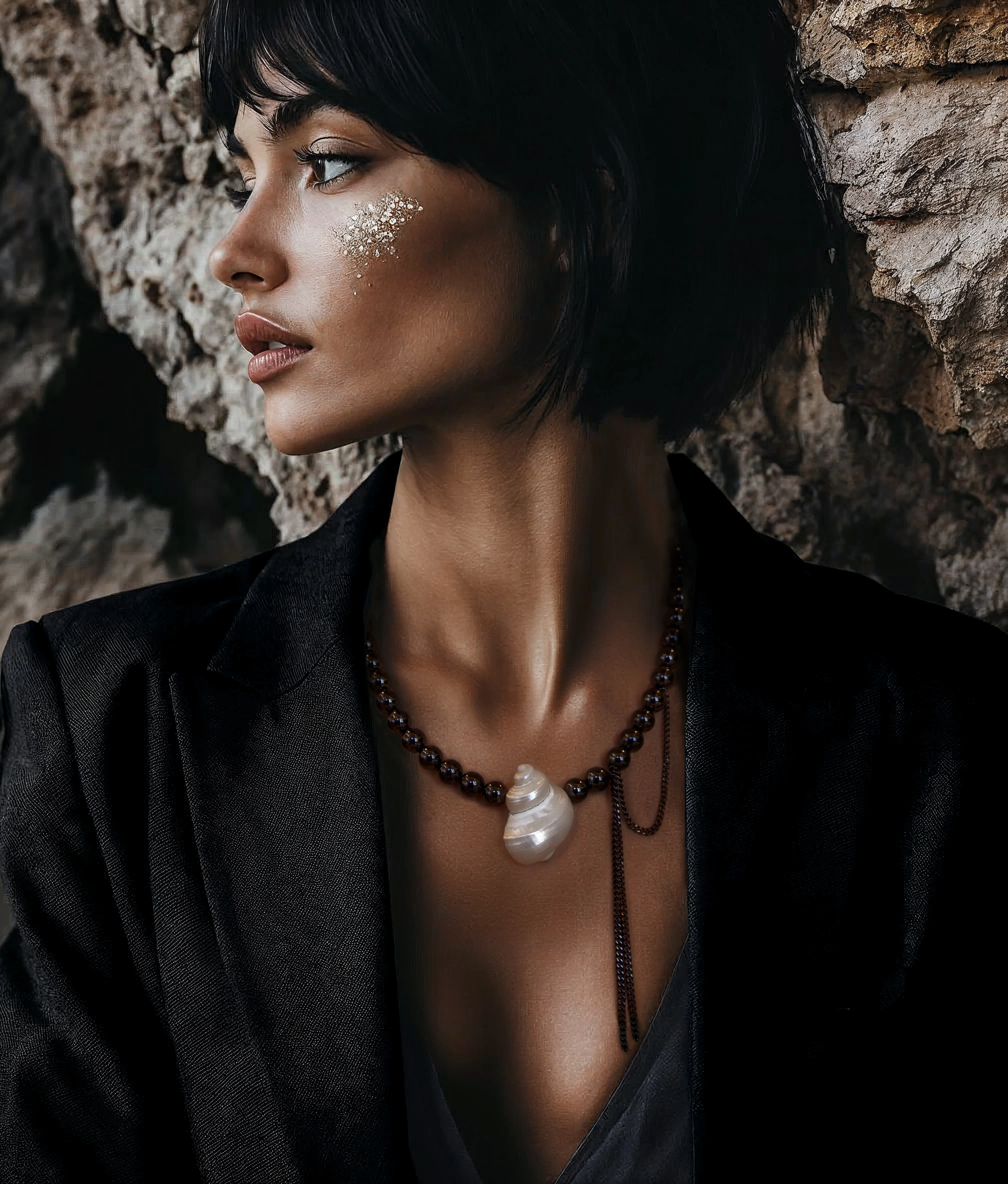 Cave No. 9 Necklace - Black - Image 3
