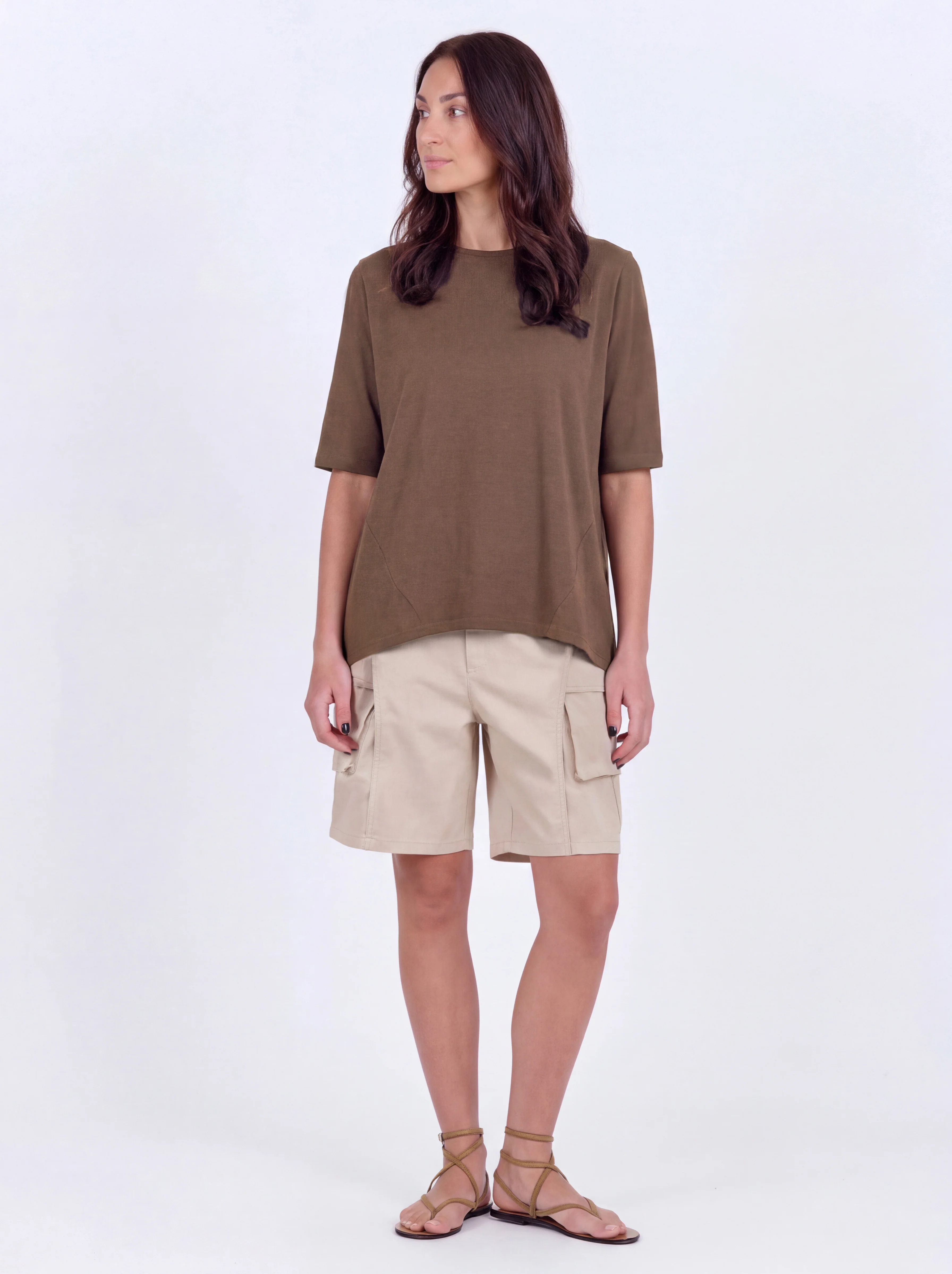 OAKLEE t-shirt - Brown - Image 3