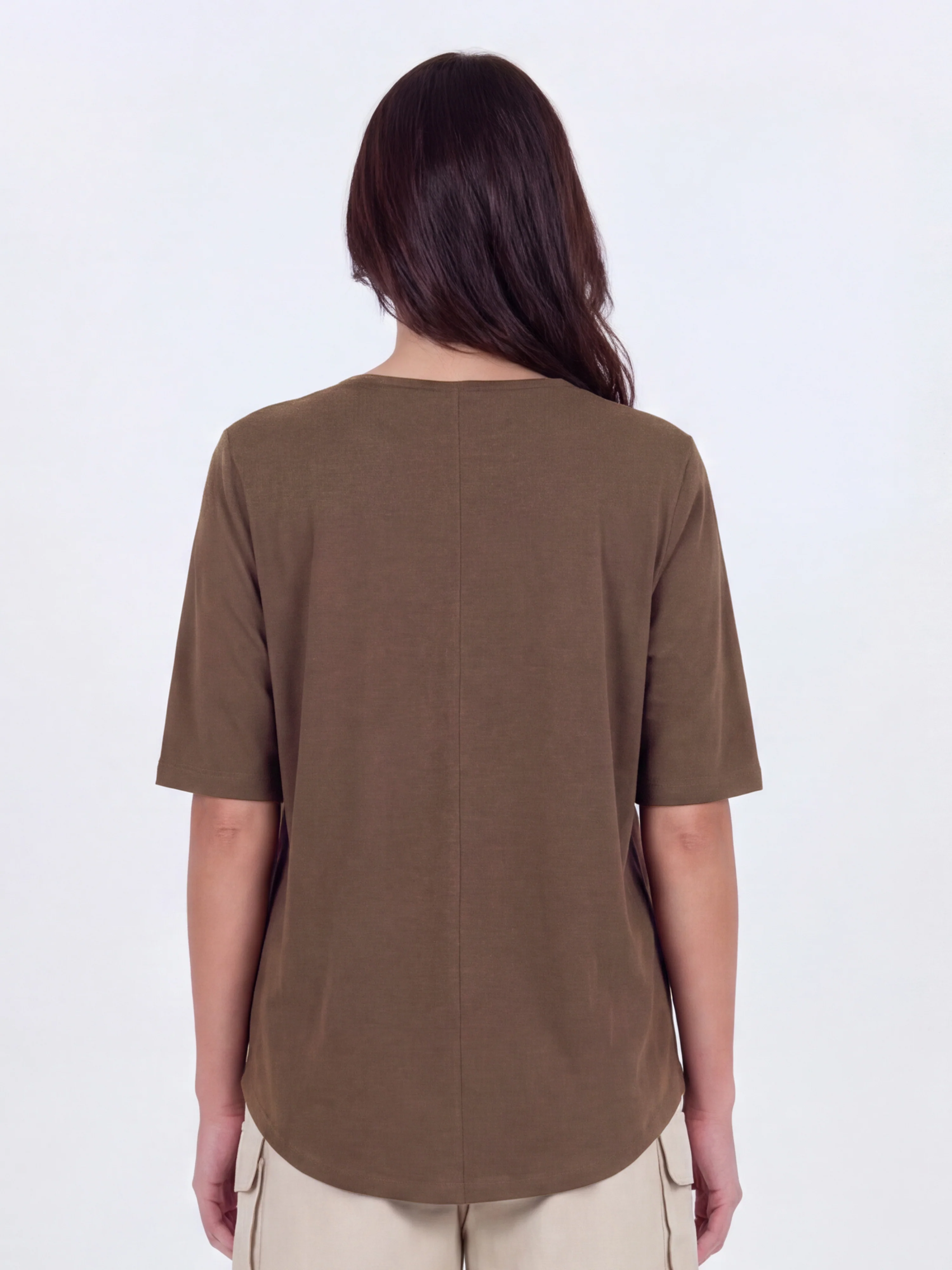 OAKLEE t-shirt - Brown - Image 4
