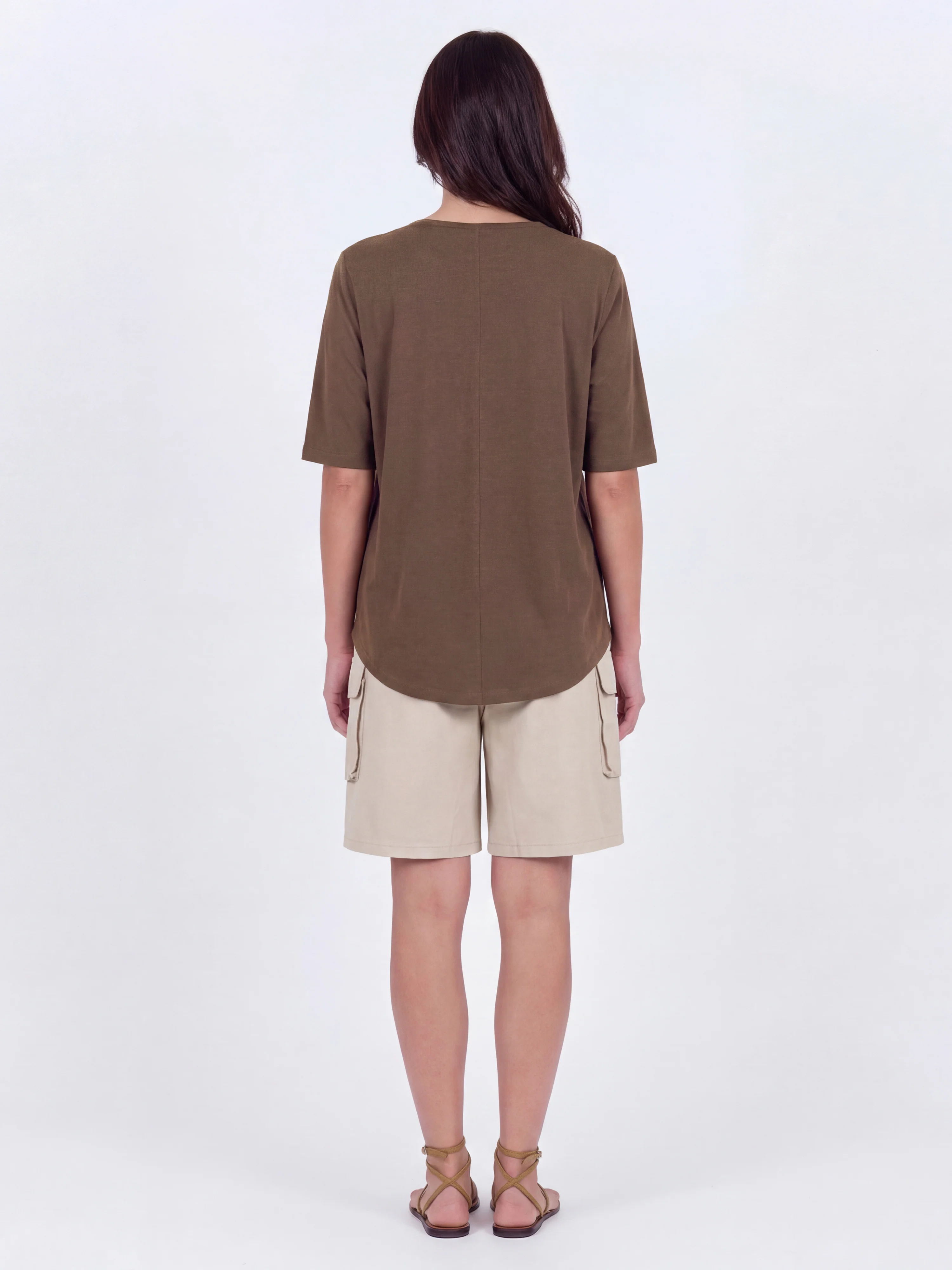 OAKLEE t-shirt - Brown - Image 5