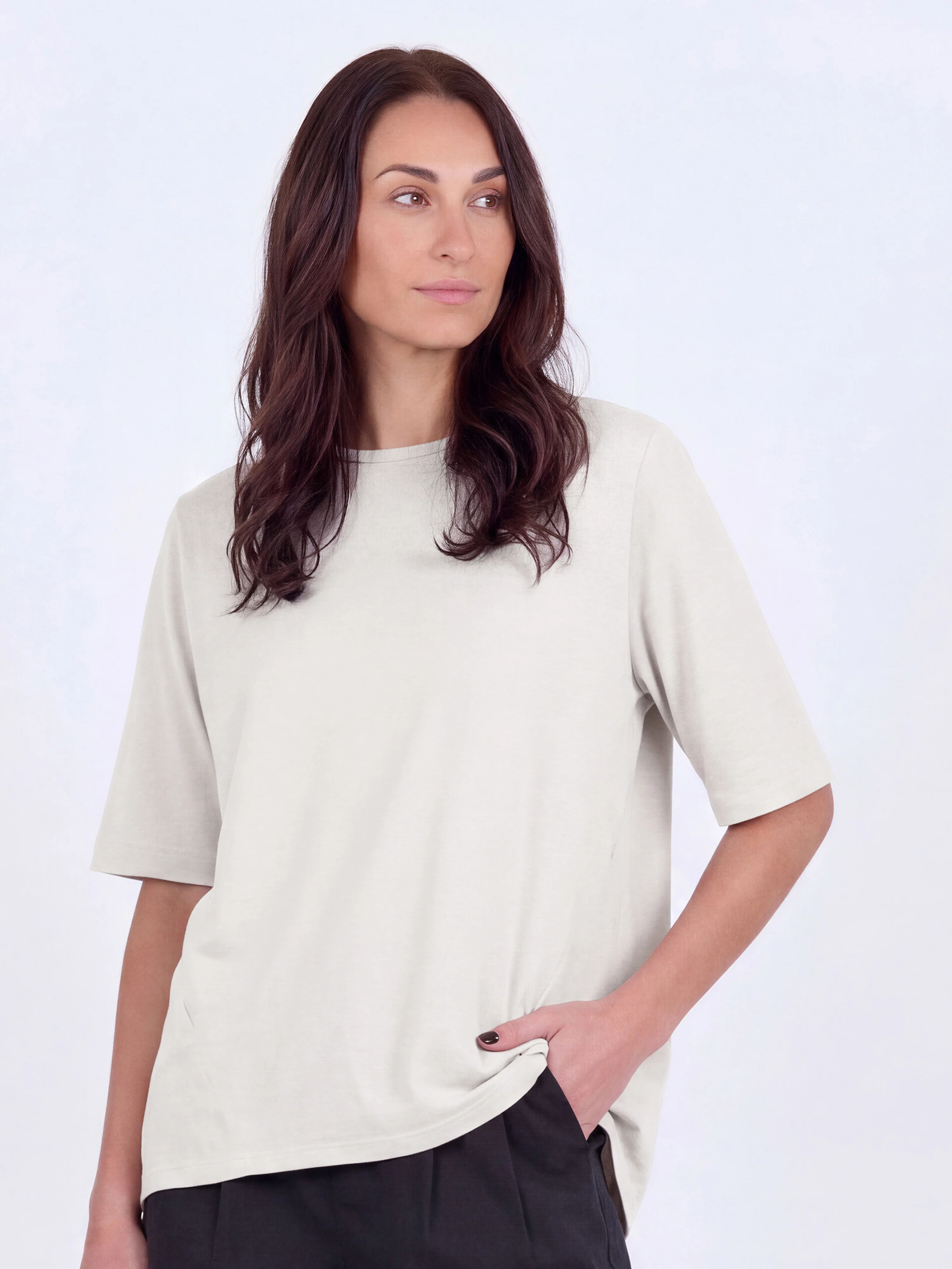 OAKLEE t-shirt - Creme - Image 5