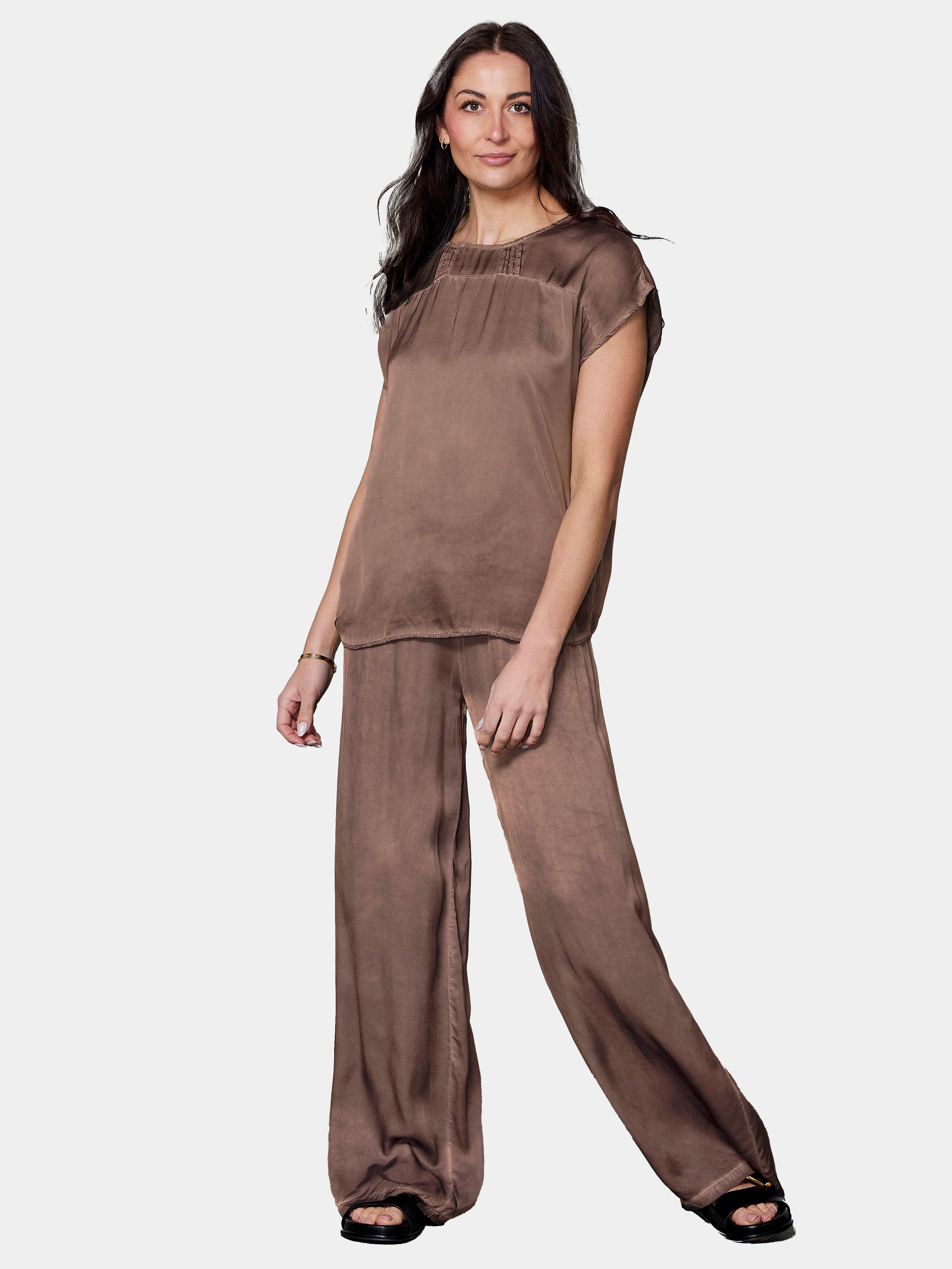 ZALLY t-shirt - Brown - Image 3