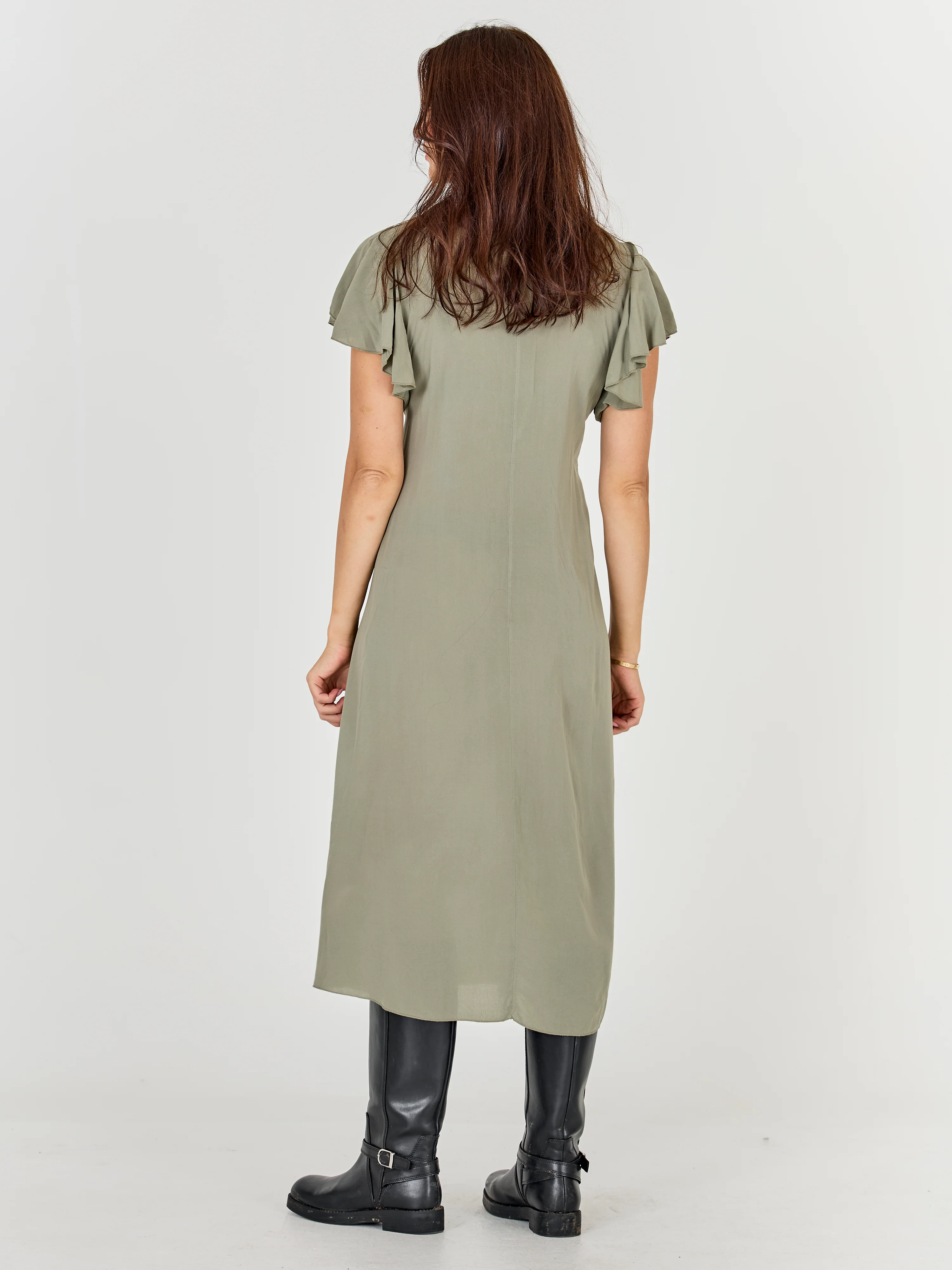 ANA Dress - Dust army - Image 5