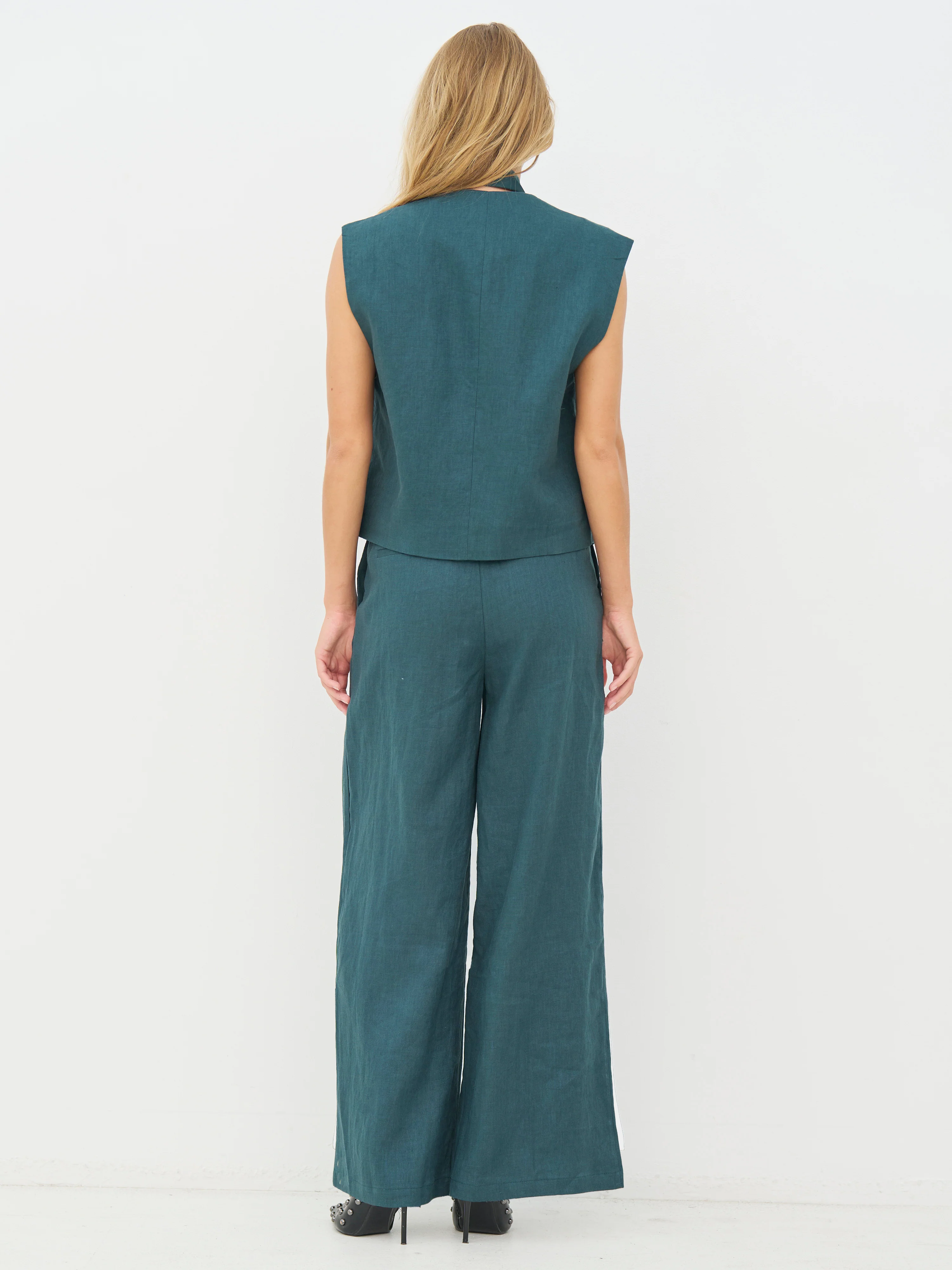 CAMILA Vest - Petrol - Image 5