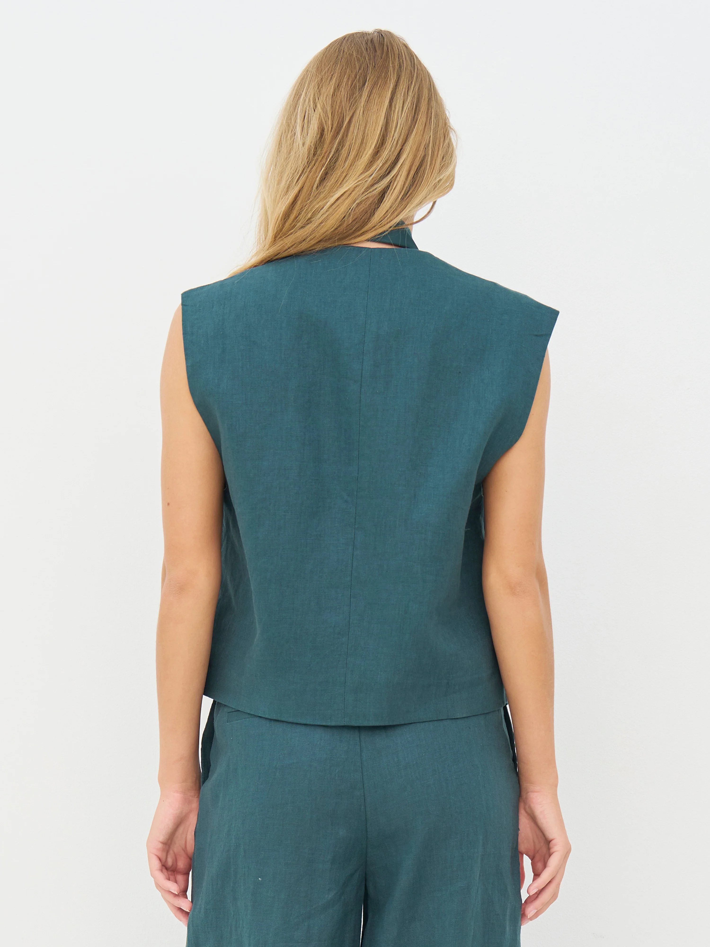 CAMILA Vest - Petrol - Image 6