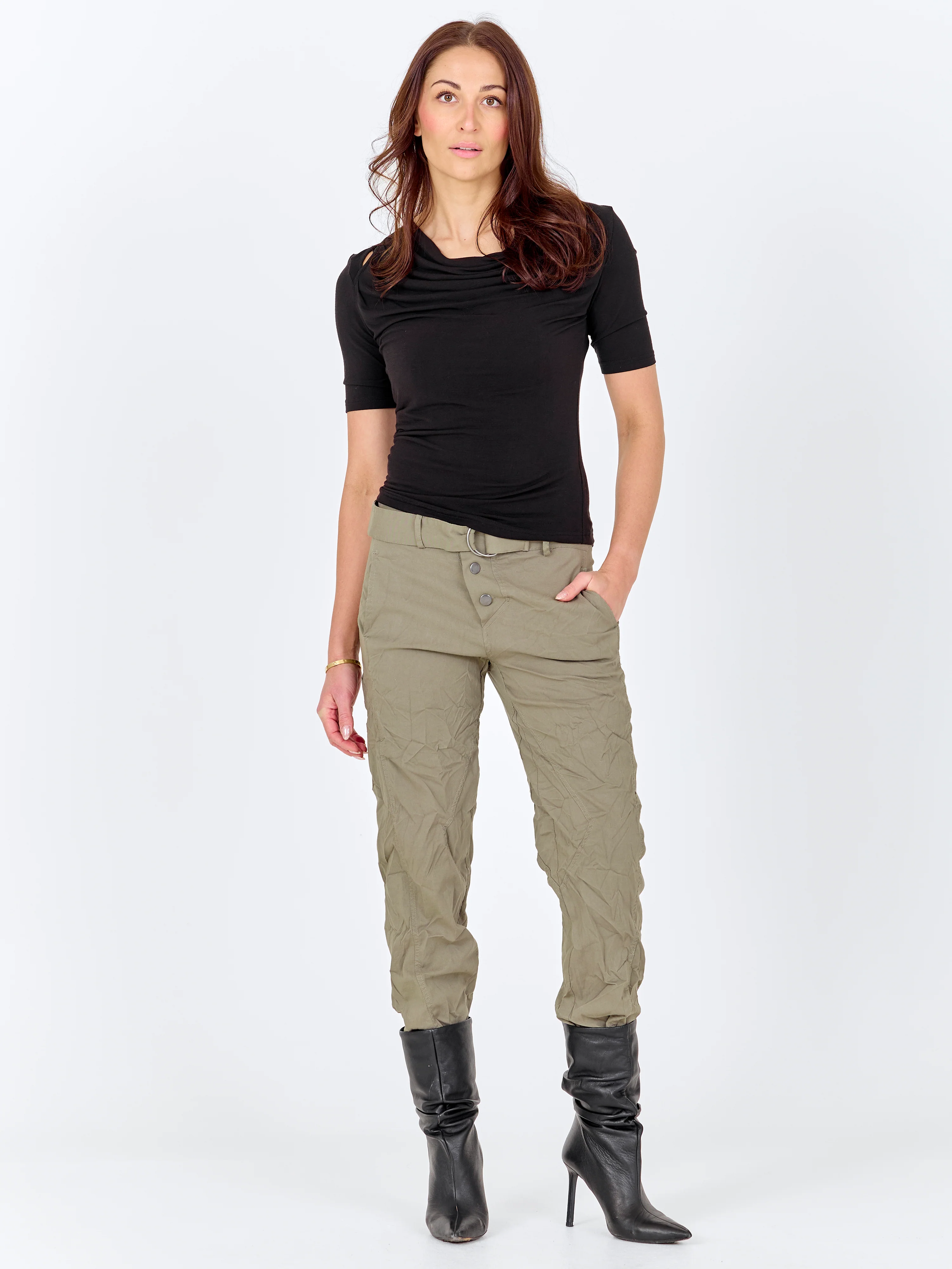 CALA JANE Trousers - Army - Image 2