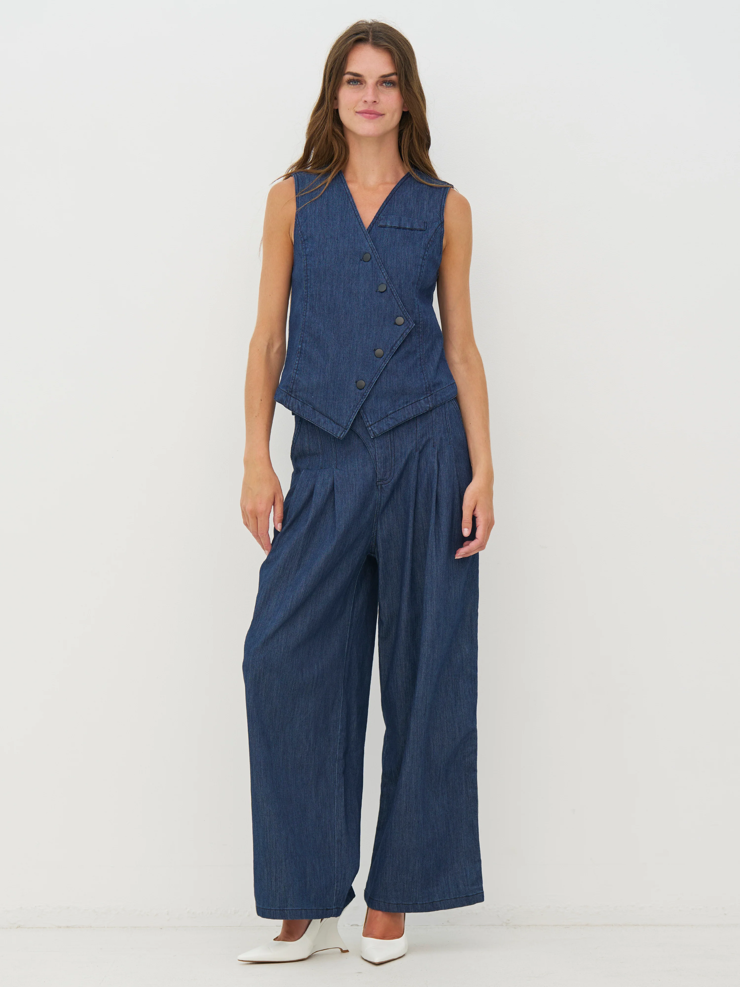 CARLENE Vest - Denim blue - Image 4