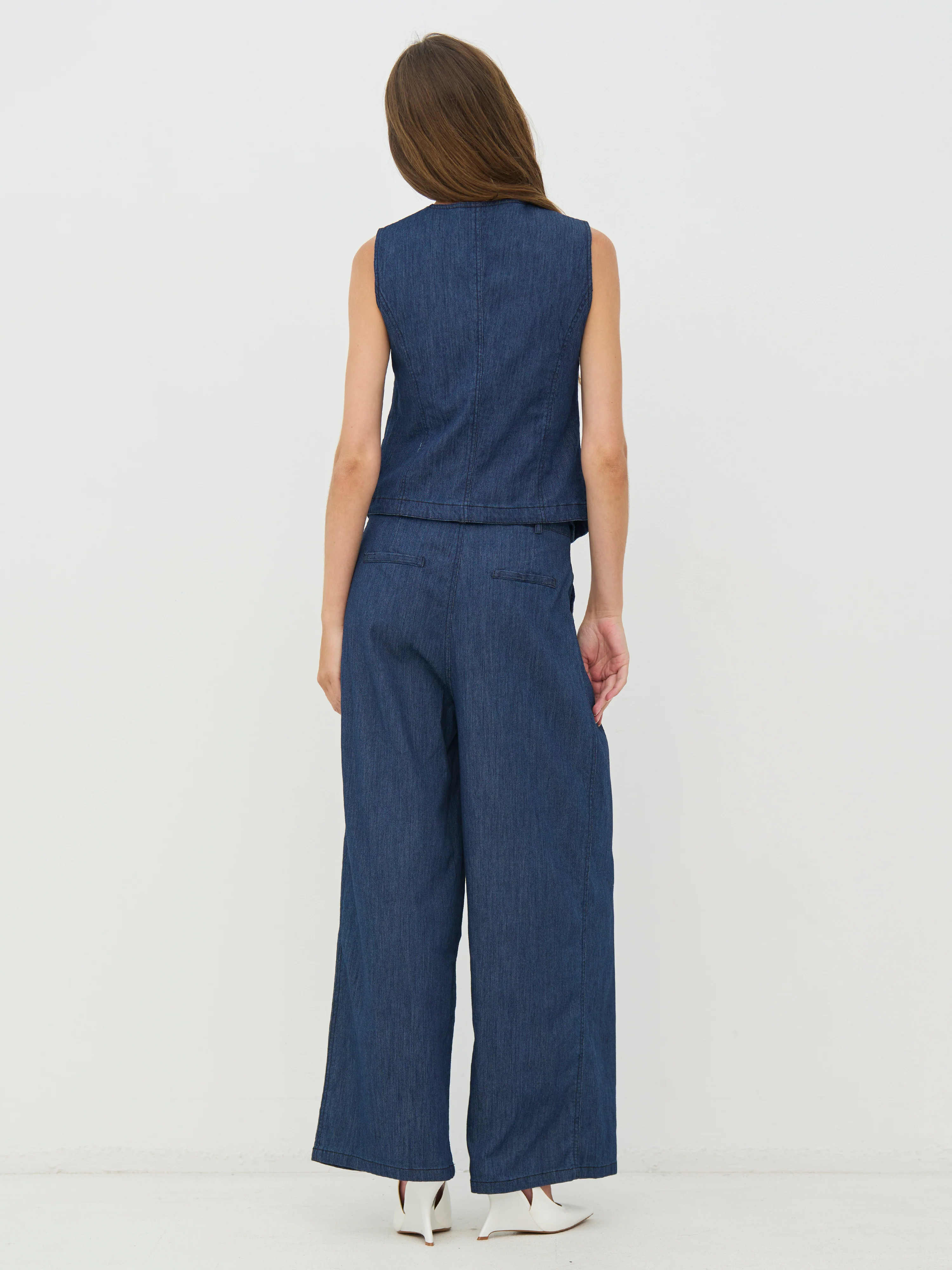 CARLENE Vest - Denim blue - Image 5