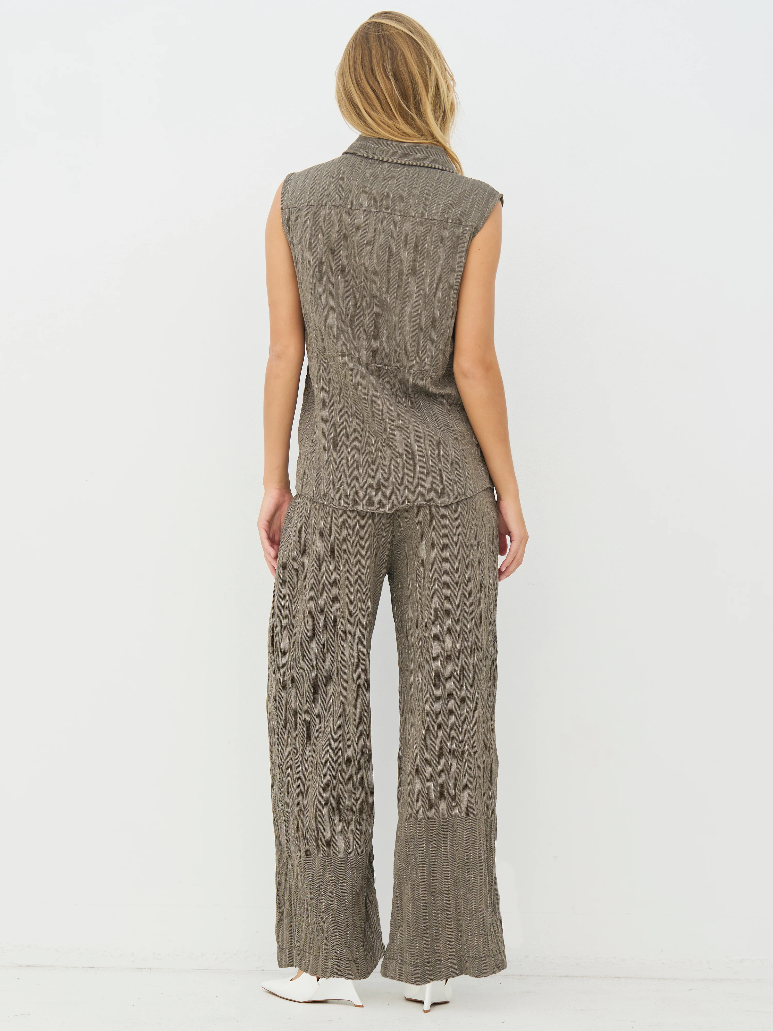 CYRIELLE Trousers - Black mix - Image 6