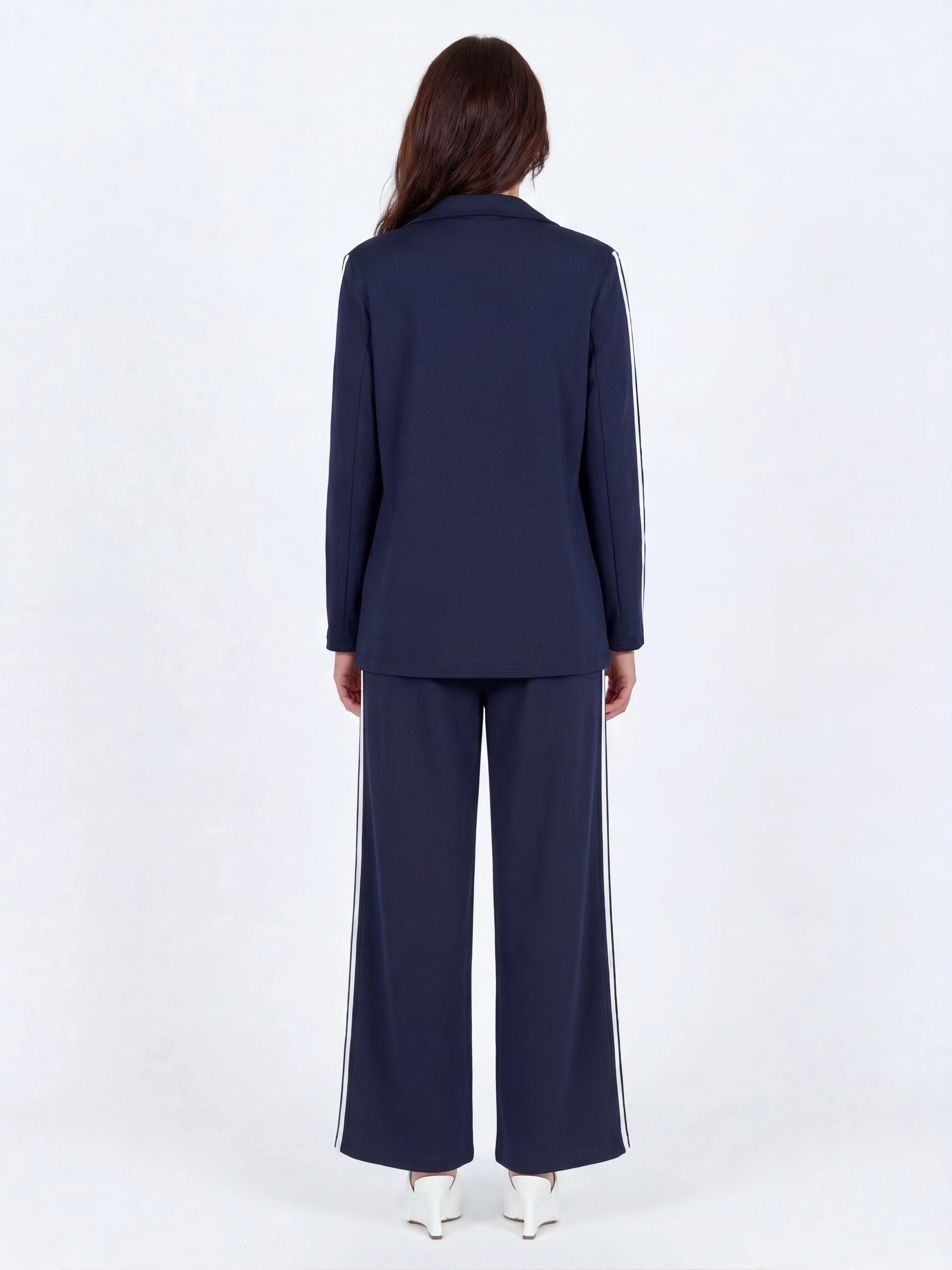 Camille Blazer - Navy Mix - Image 5