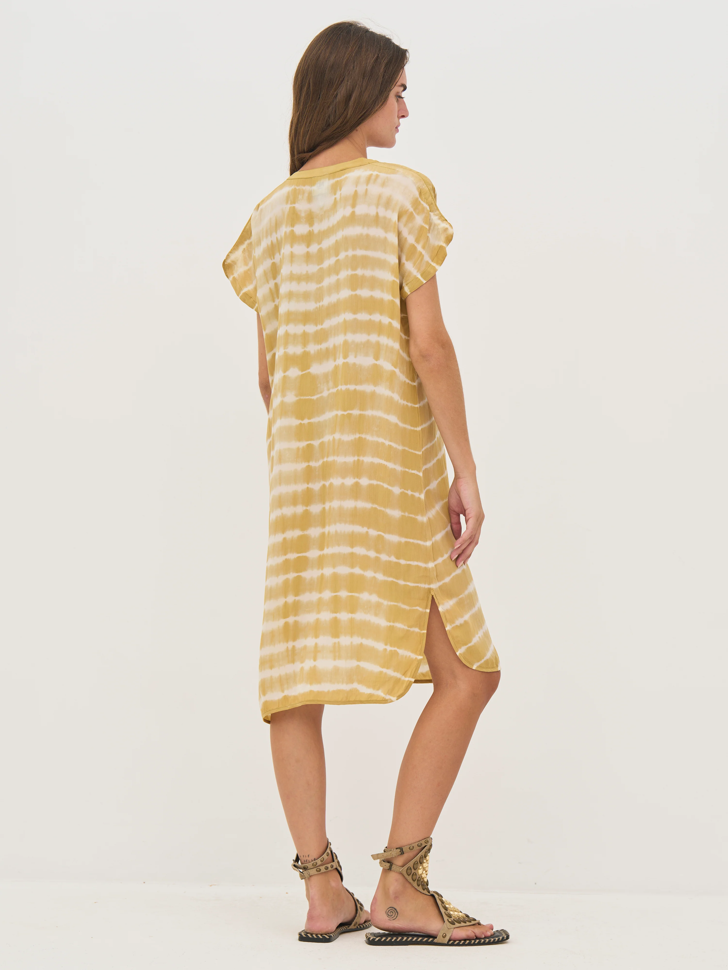 DANA Tunic Dress - Yellow - Image 5