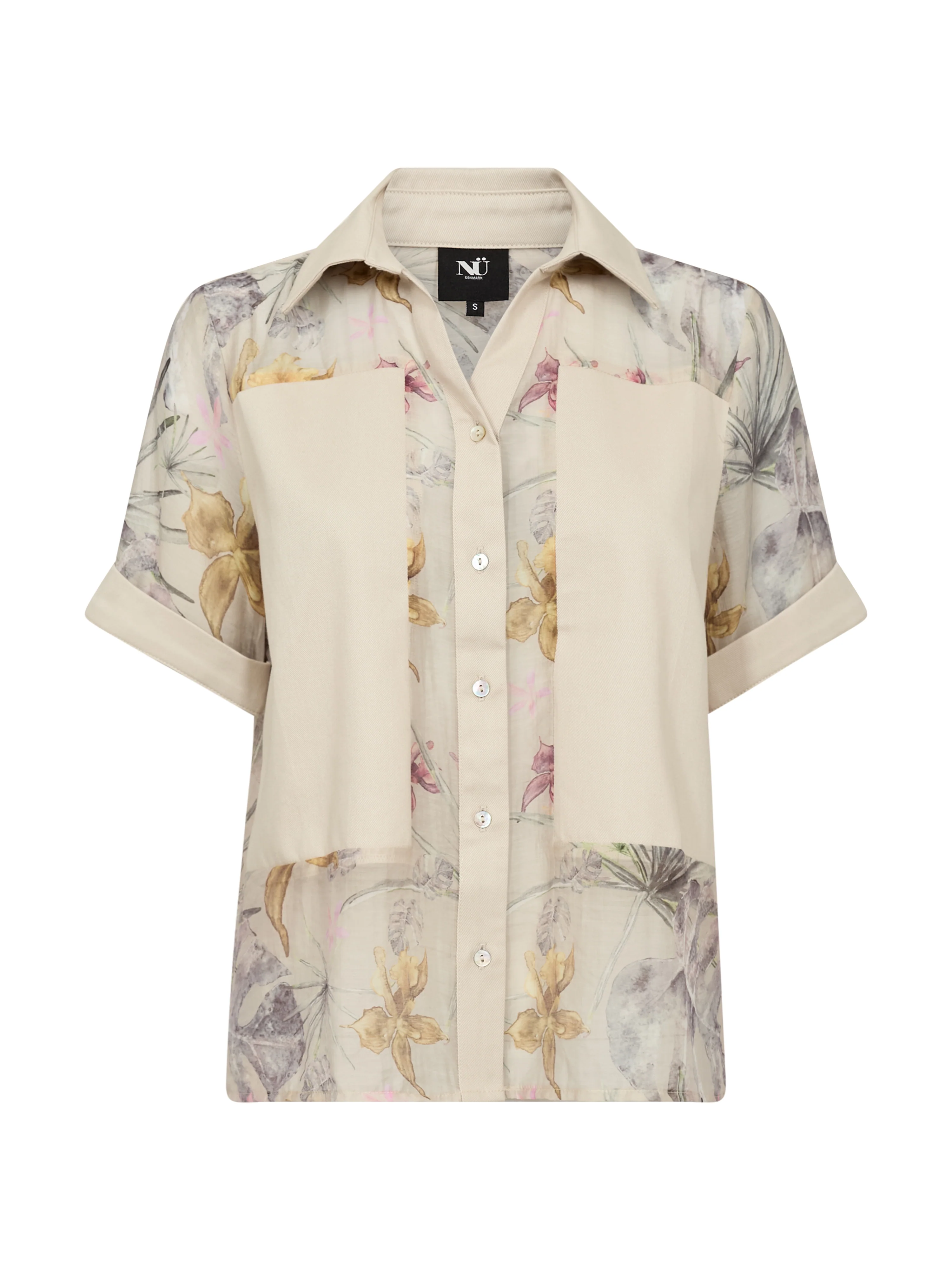 DREA shirt top - Bone mix