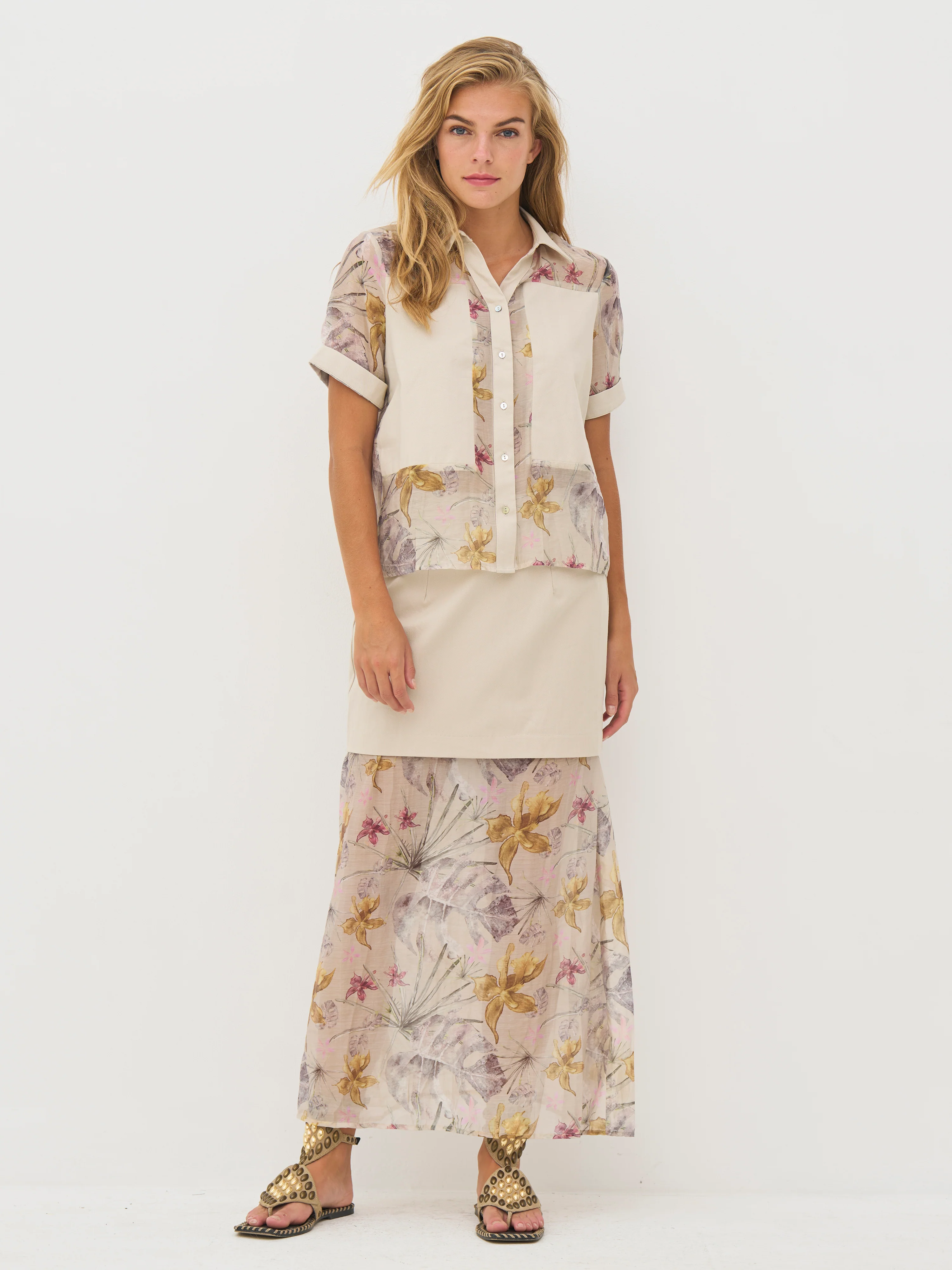 DREA shirt top - Bone mix - Image 6