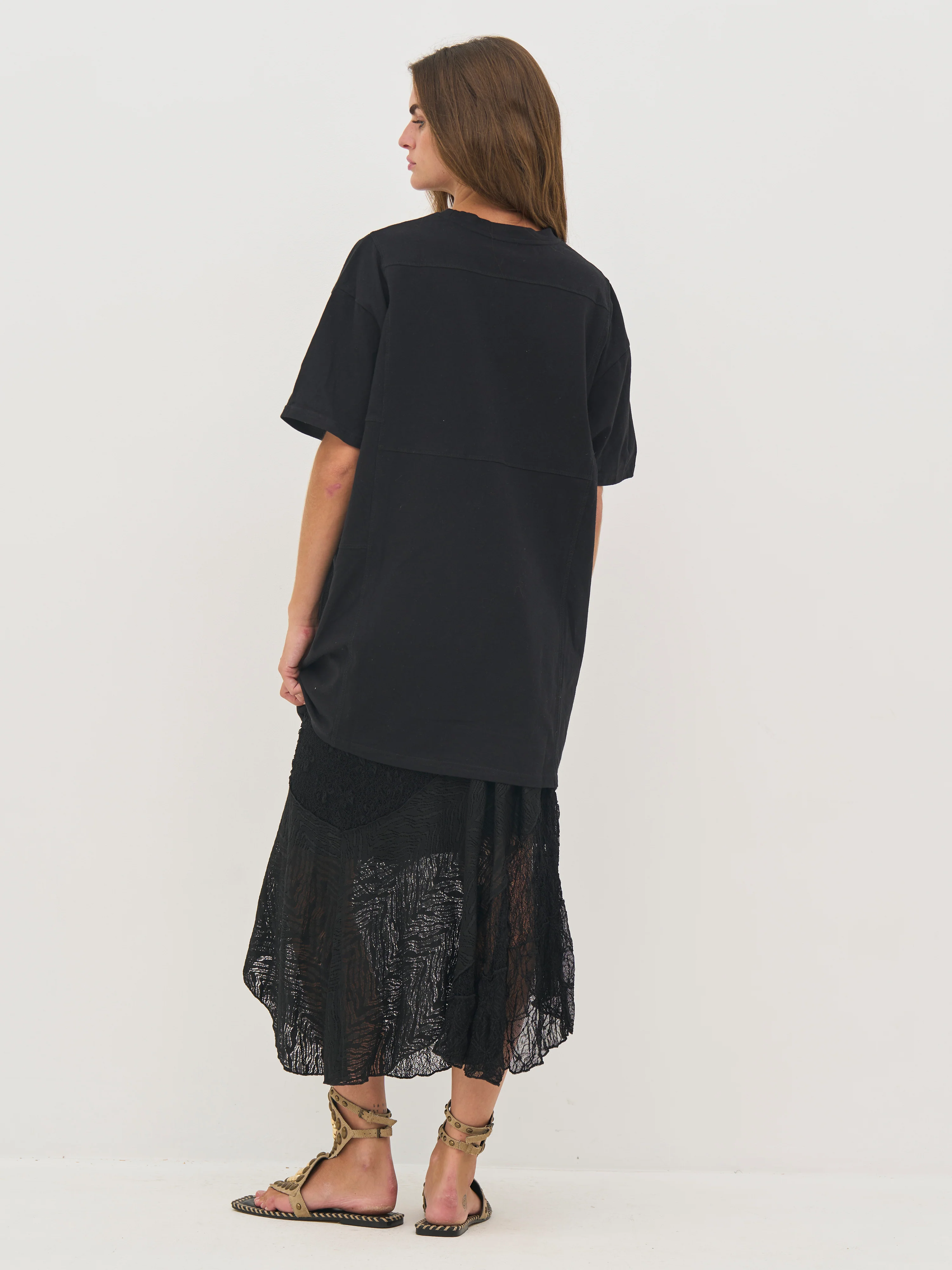Dini Tee long - Black - Image 5
