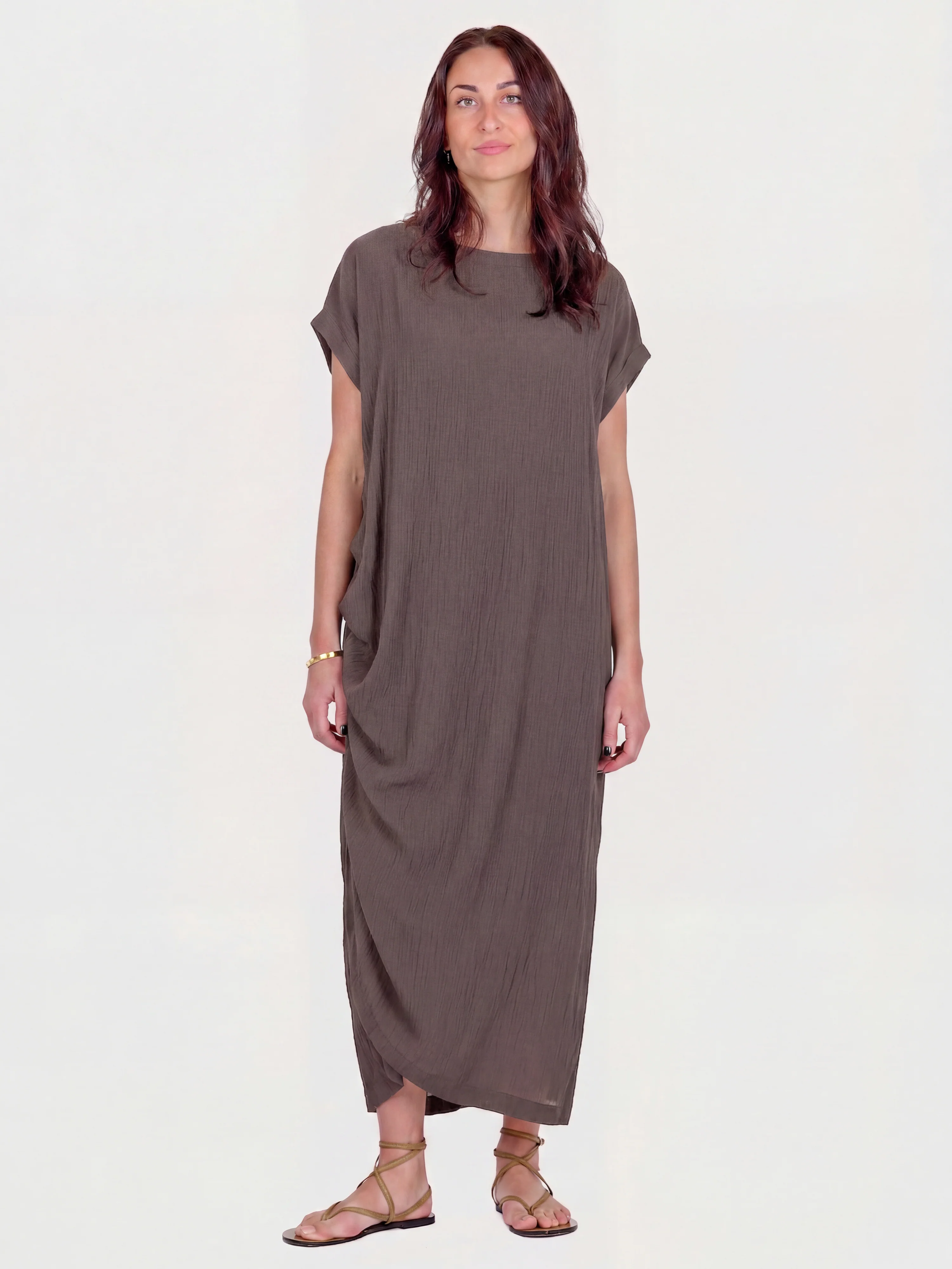 DONNA Dress - Brown - Image 3